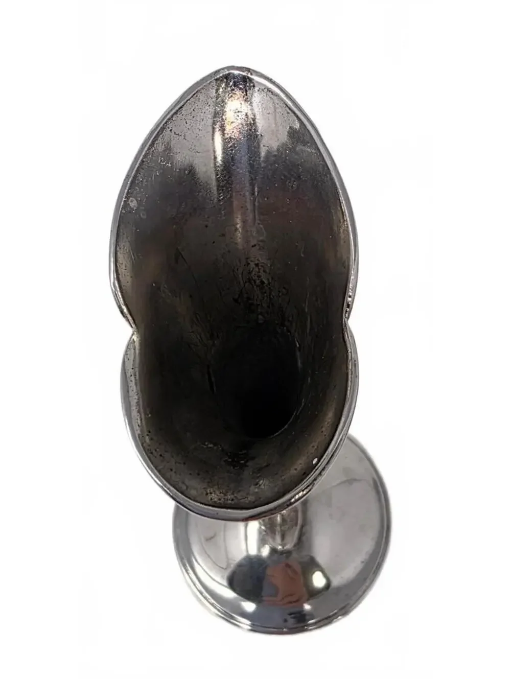 Vintage Silver Plated Calla Lily Bud Vase Art Nouveau Style Soliflore 5